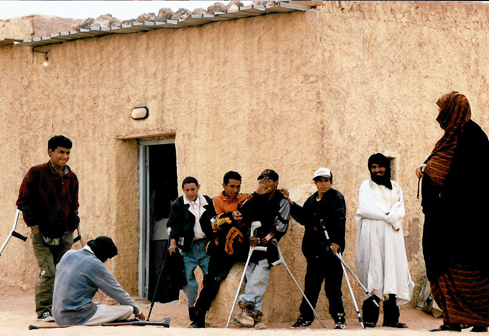 Campamento de refugiados de El Aaiún donde nació y creció Mafú